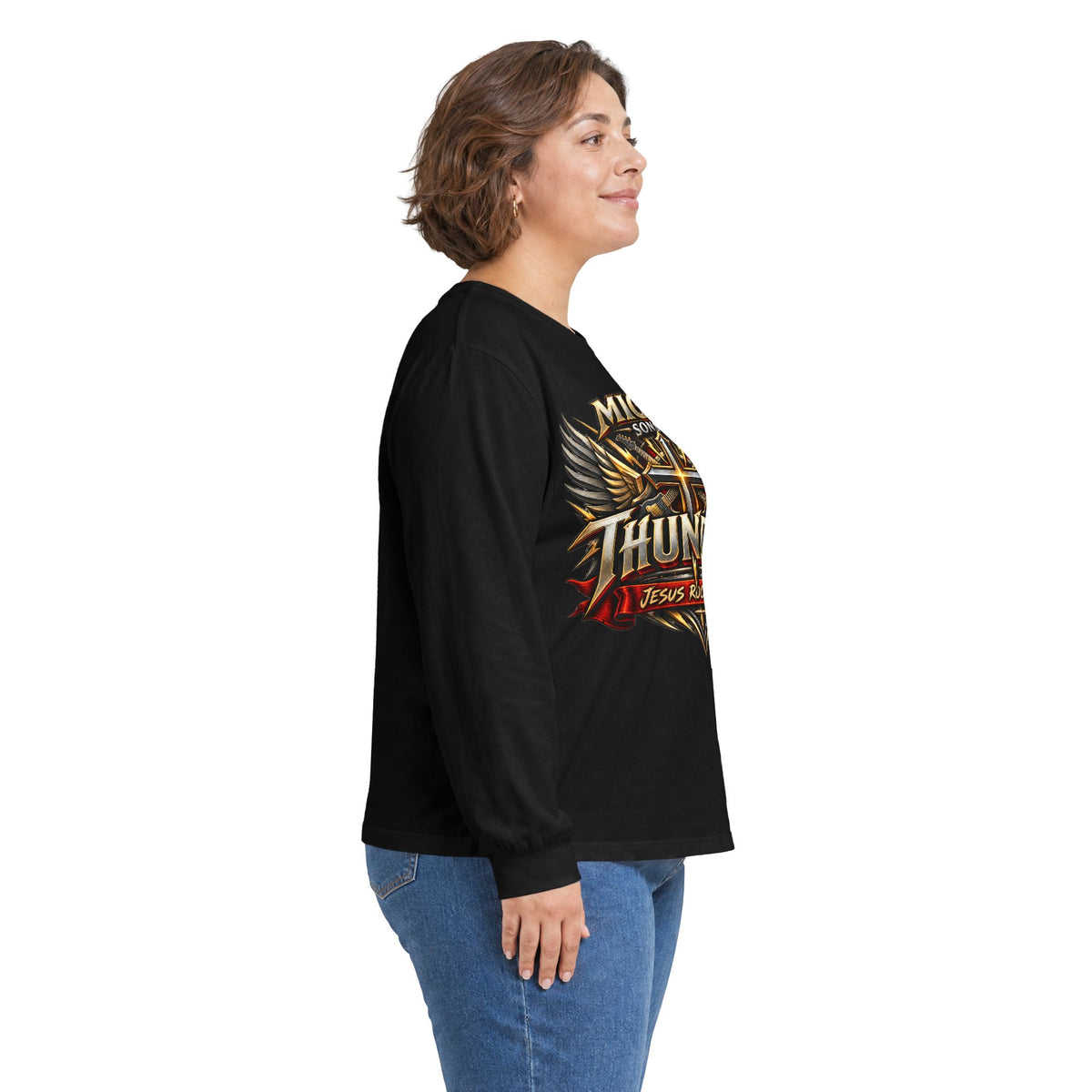 MIGHTY SONS OF THUNDER – Jesus Rock Lives Long Sleeve Tee