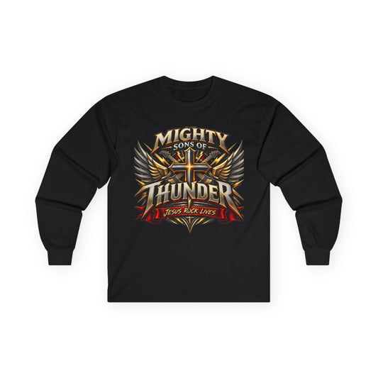 MIGHTY SONS OF THUNDER – Jesus Rock Lives Long Sleeve Tee