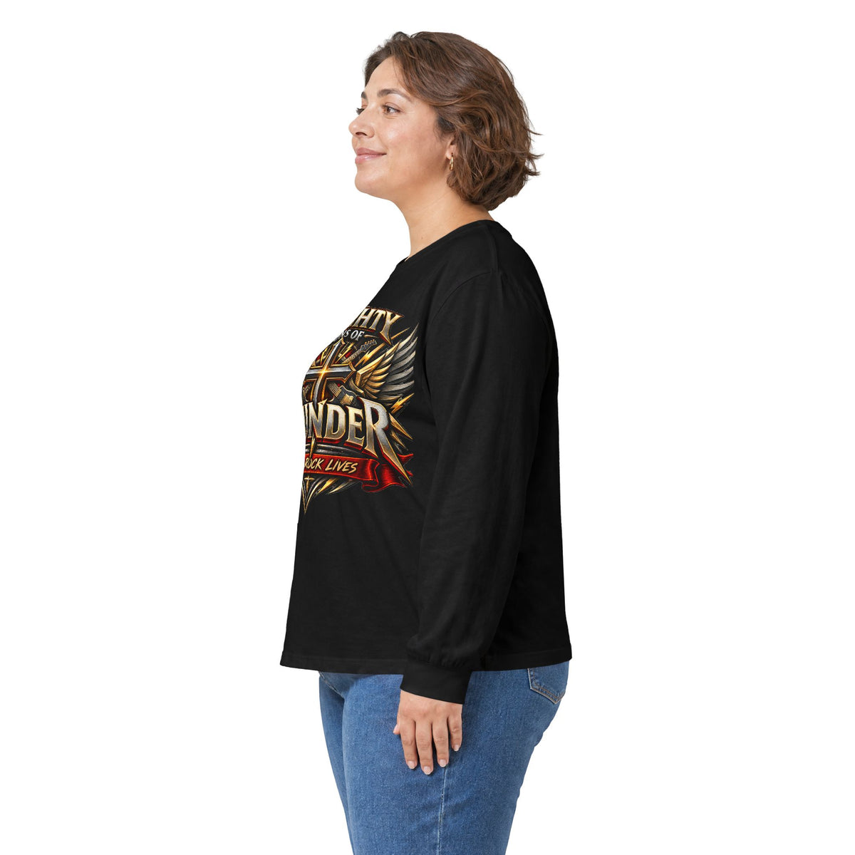 MIGHTY SONS OF THUNDER – Jesus Rock Lives Long Sleeve Tee